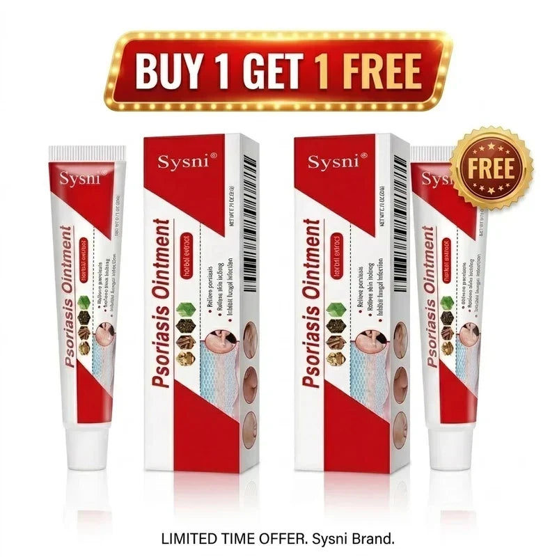 BUY 1 GET 1 FREE✅ SYSNI Daily Moisturizing Cream – Soothes Dry, Flaky & Itchy Skin Patches (2 Tubes)