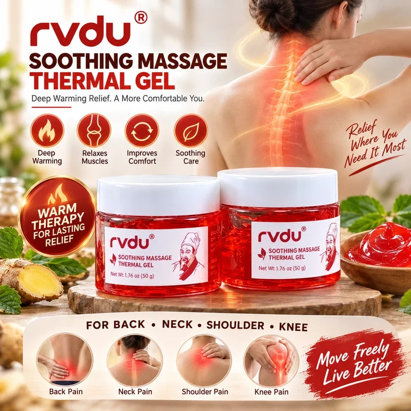 RVDU Warming Soothing Massage Gel for Muscles & Joints, ( BUY 1 GET 1 FREE )