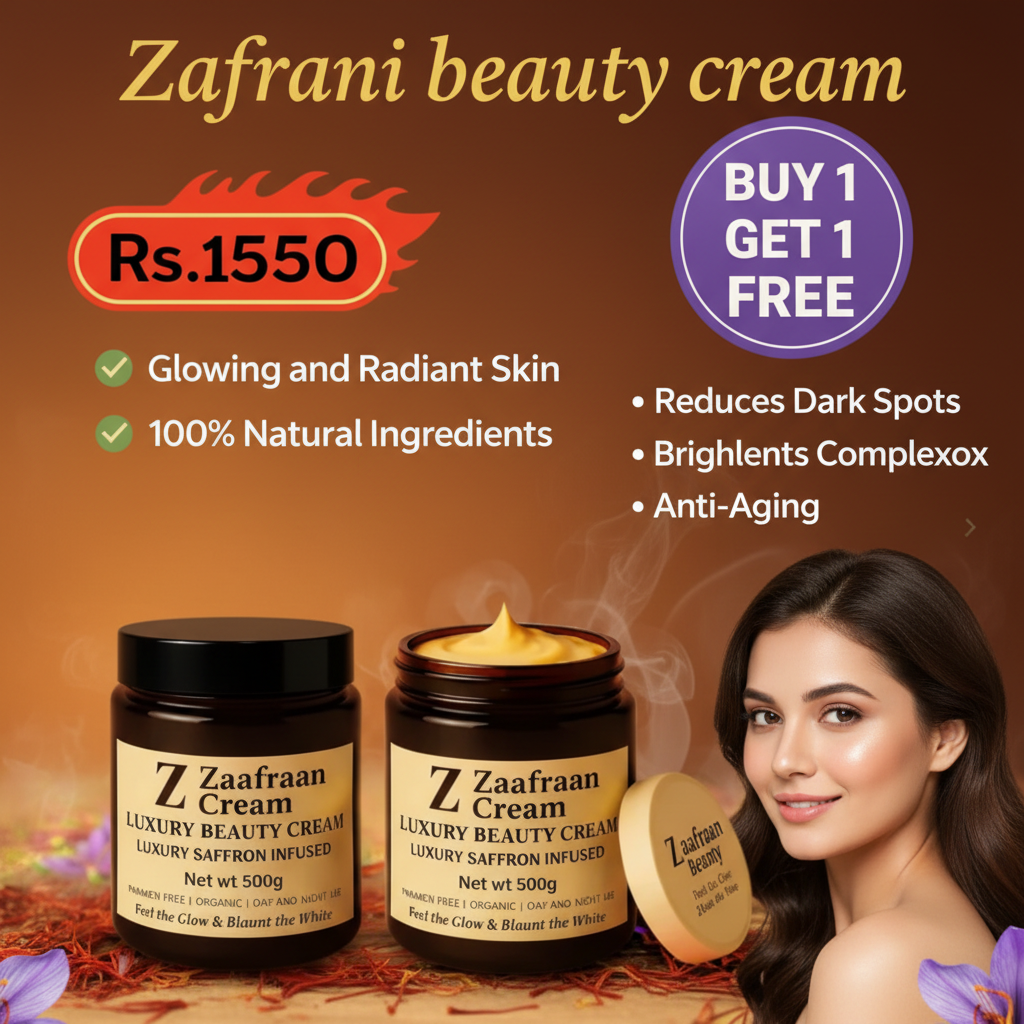 Zafrani Beauty Cream - Buy 1 Get 1 Free